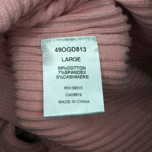 REVOLVE One Grey Day Isla Sexy Soft Pink Cotton/Cashmere Blend Sweater Dress - Picture 9 of 11